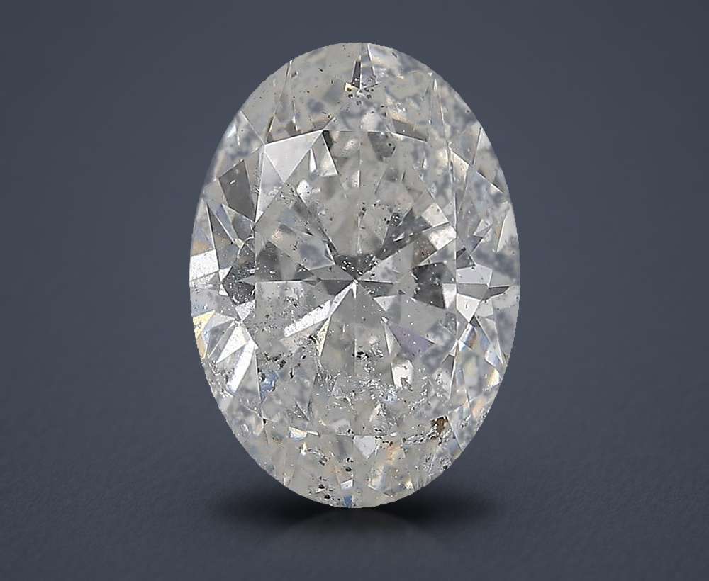 3.52 Carat Oval Natural Diamond