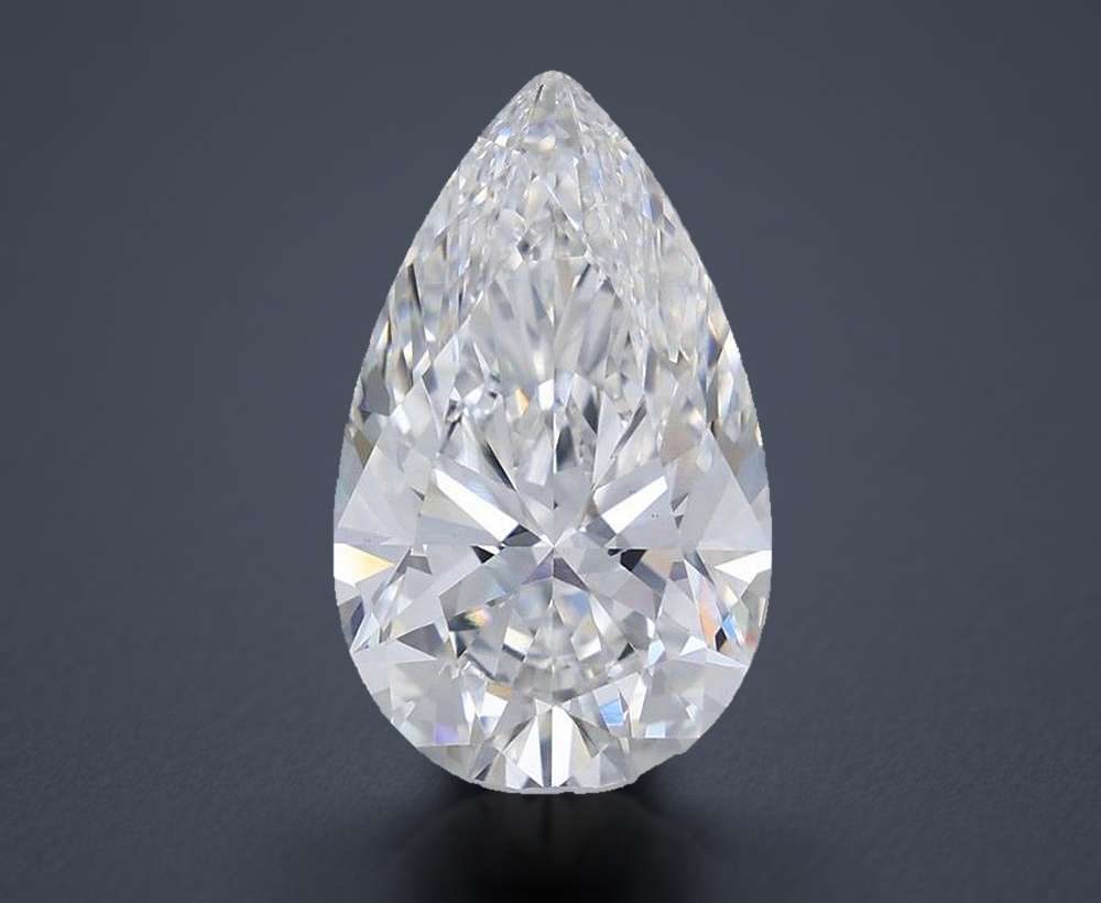 5.34 Carat Pear Lab Diamond