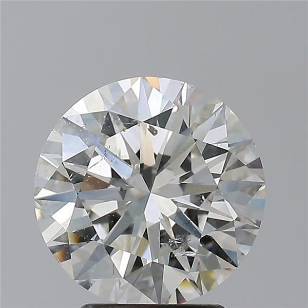 2.80ct I SI2 Rare Carat Ideal Cut Round Diamond