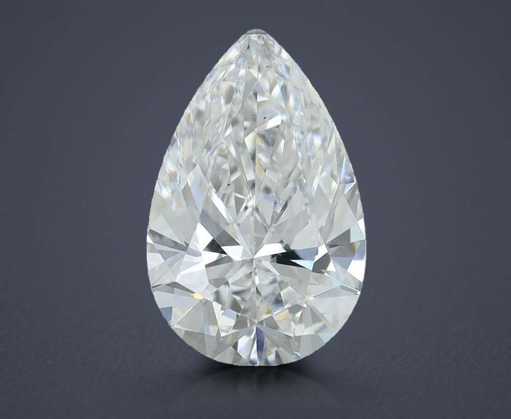 1.00 Carat Pear Lab Diamond