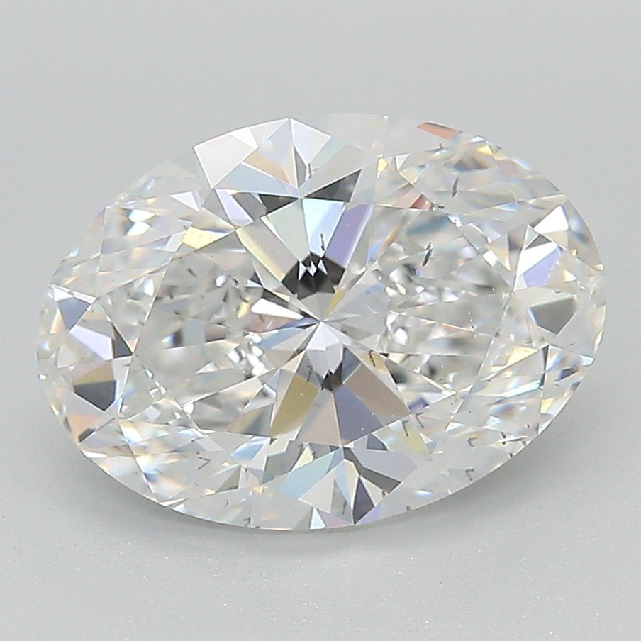 3.59ct E SI1 Rare Carat Ideal Cut Oval Lab Grown Diamond