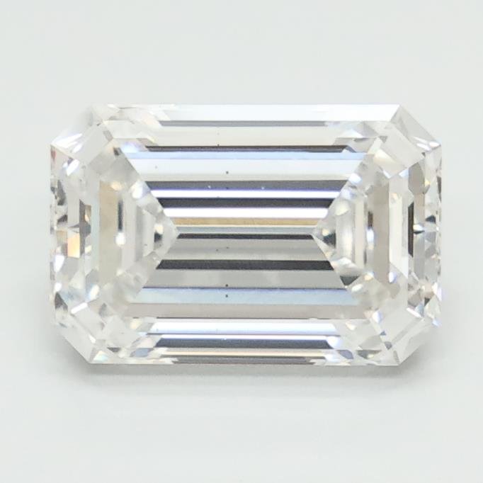 2.10ct E VS2 Rare Carat Ideal Cut Emerald Lab Grown Diamond