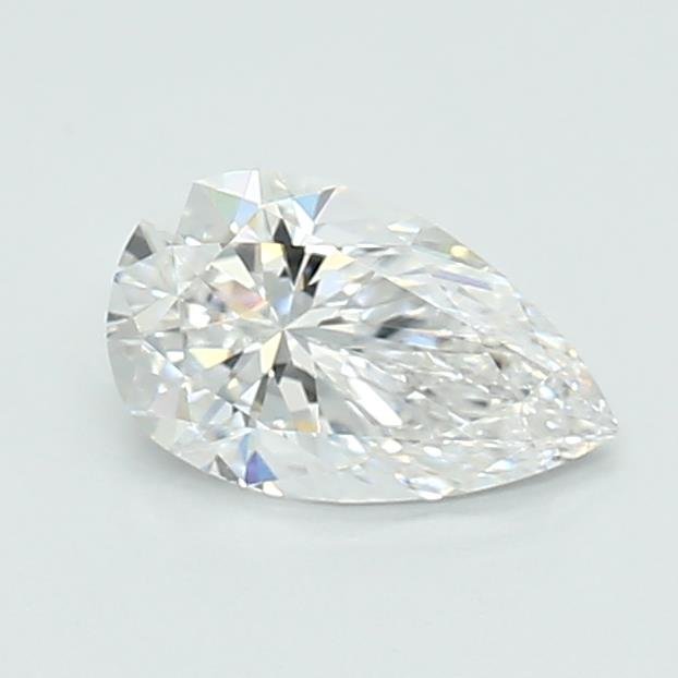 0.61ct D VVS2 Very Good Cut Pear Lab Grown Diamond
