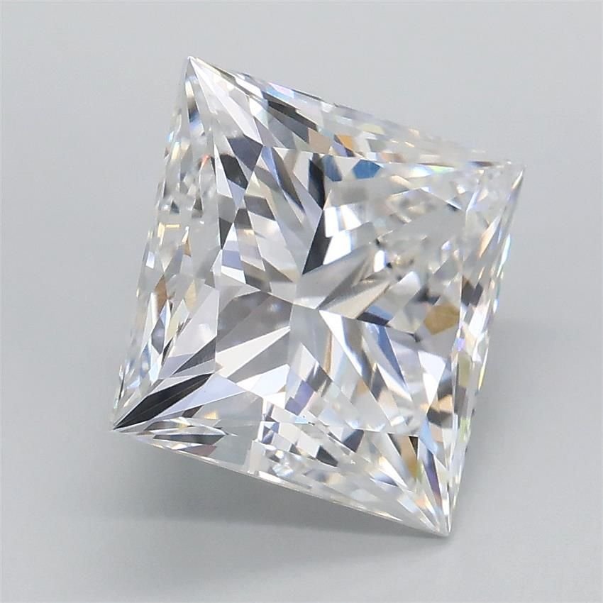 3.09ct E VS1 Rare Carat Ideal Cut Princess Lab Grown Diamond