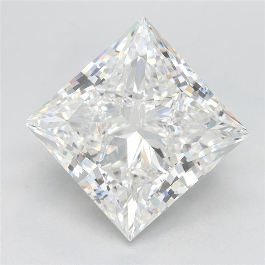 3.15ct E VVS1 Rare Carat Ideal Cut Princess Lab Grown Diamond