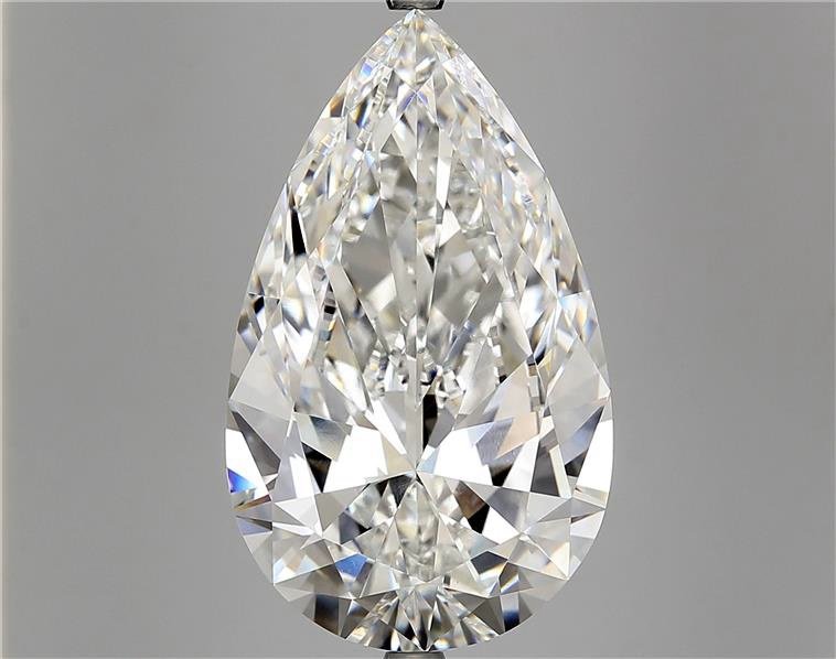 12.01ct F VVS2 Very Good Cut Pear Lab Grown Diamond
