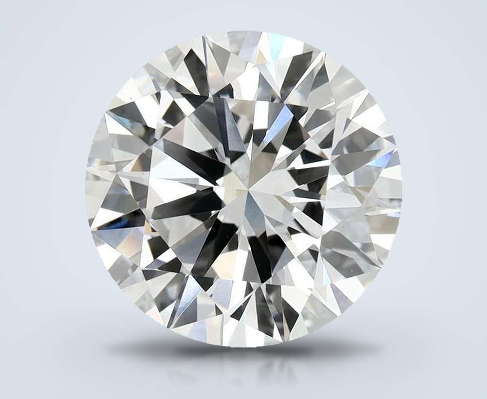 4.70 Carat Round Lab Diamond