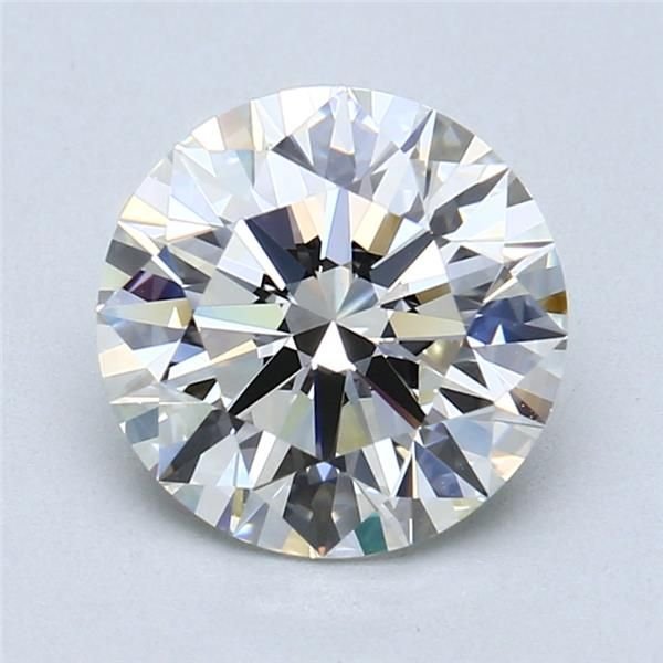 2.52ct I VVS2 Rare Carat Ideal Cut Round Diamond