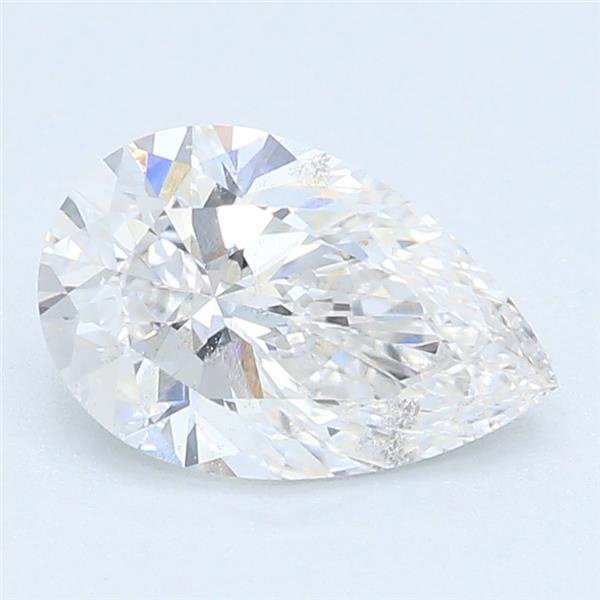 0.72ct E SI1 Rare Carat Ideal Cut Pear Lab Grown Diamond