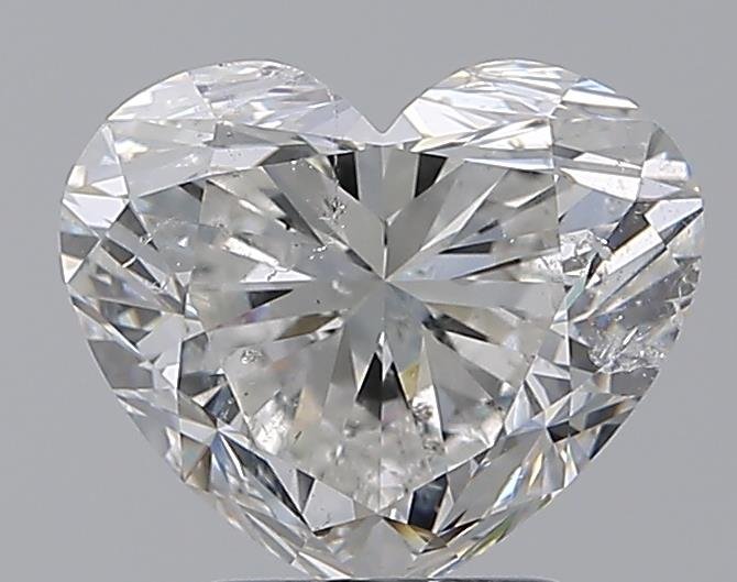 3.01ct H SI2 Rare Carat Ideal Cut Heart Diamond