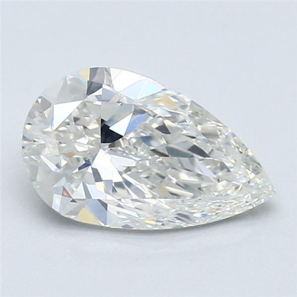 1.51ct H SI1 Rare Carat Ideal Cut Pear Diamond