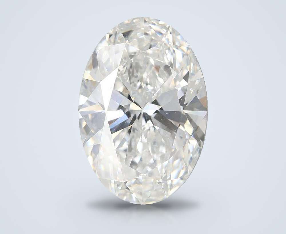 7.01 Carat Oval Lab Diamond