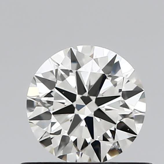 0.54ct J VVS1 Rare Carat Ideal Cut Round Diamond