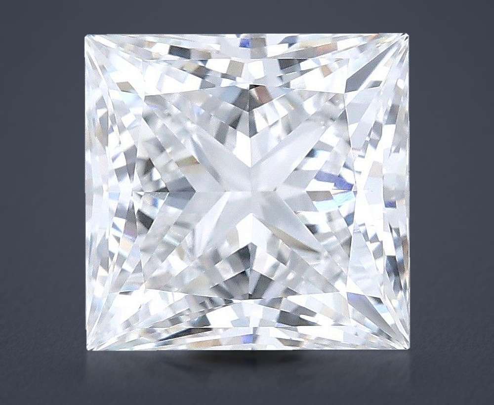 3.78 Carat Princess Lab Diamond