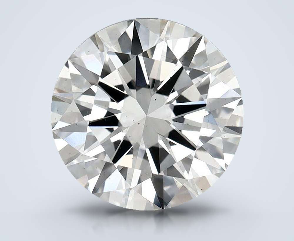 3.77 Carat Round Lab Diamond
