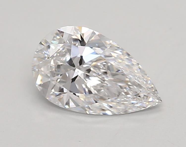 0.88ct D VVS2 Rare Carat Ideal Cut Pear Lab Grown Diamond