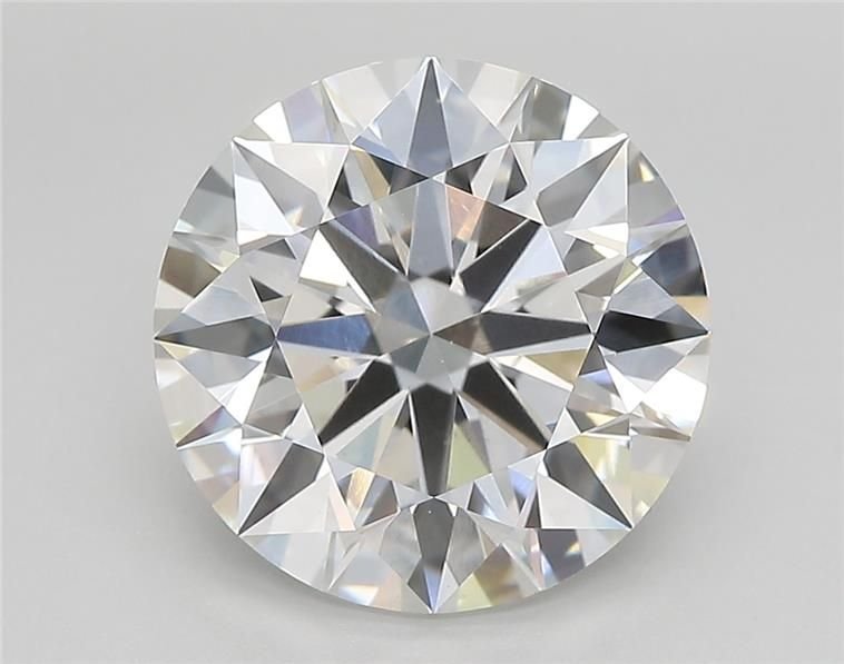 4.73ct F VVS2 Rare Carat Ideal Cut Round Lab Grown Diamond