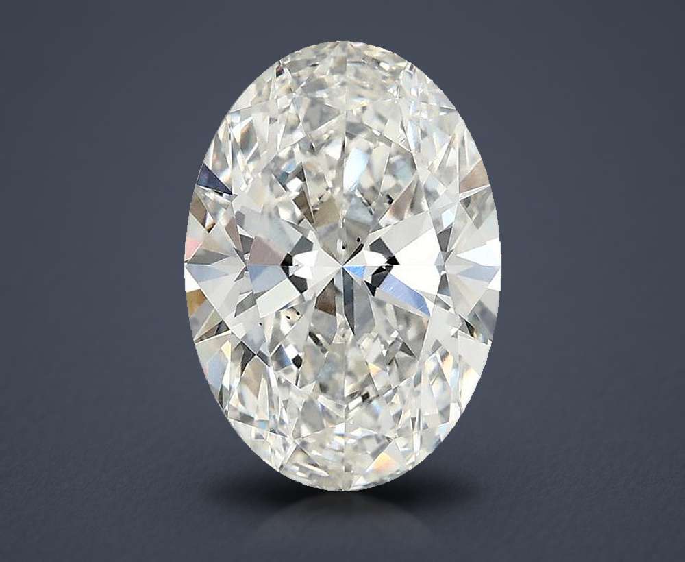 2.82 Carat Oval Lab Diamond