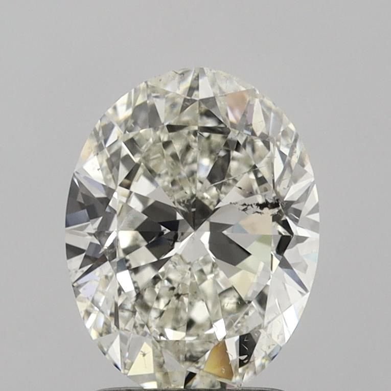 1.70ct K SI2 Rare Carat Ideal Cut Oval Diamond