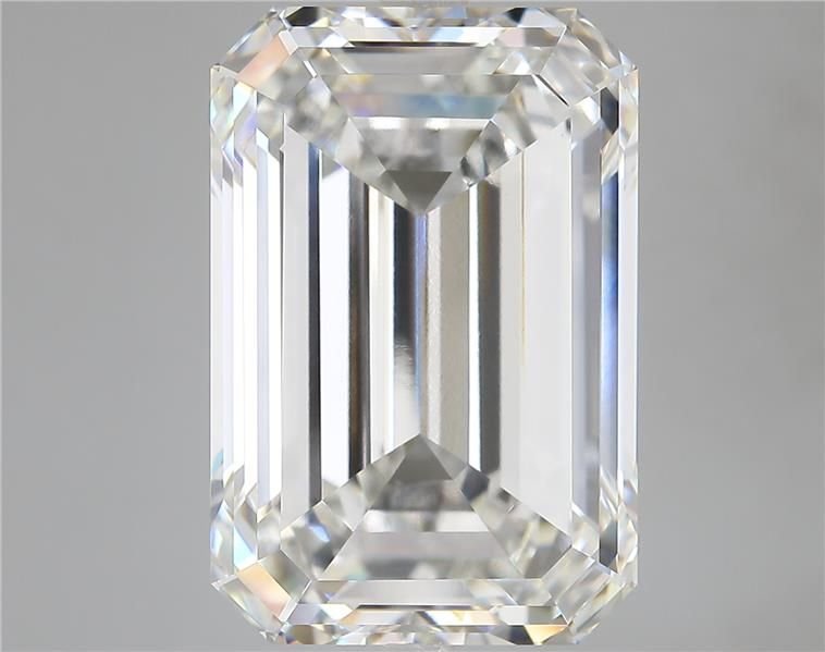 16.85ct F VVS2 Rare Carat Ideal Cut Emerald Lab Grown Diamond