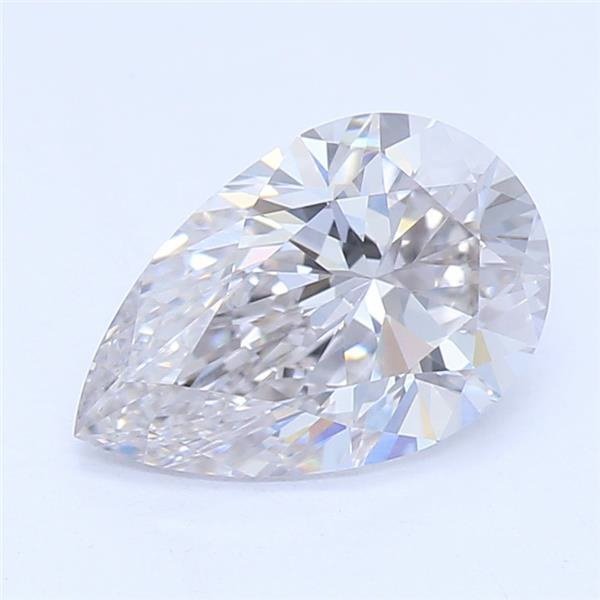 0.86ct H VVS2 Rare Carat Ideal Cut Pear Lab Grown Diamond