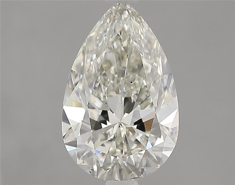 2.03ct J SI1 Rare Carat Ideal Cut Pear Lab Grown Diamond