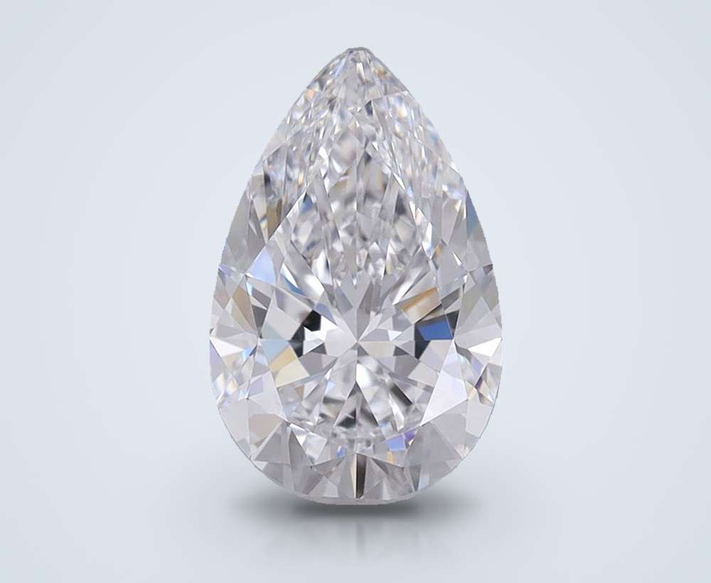 2.00 Carat Pear Lab Diamond