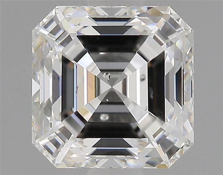 1.11ct F SI2 Rare Carat Ideal Cut Asscher Diamond