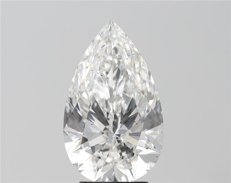 5.09ct F SI2 Rare Carat Ideal Cut Pear Lab Grown Diamond