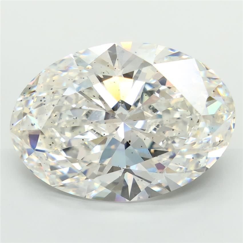 15.06ct F SI2 Rare Carat Ideal Cut Oval Lab Grown Diamond
