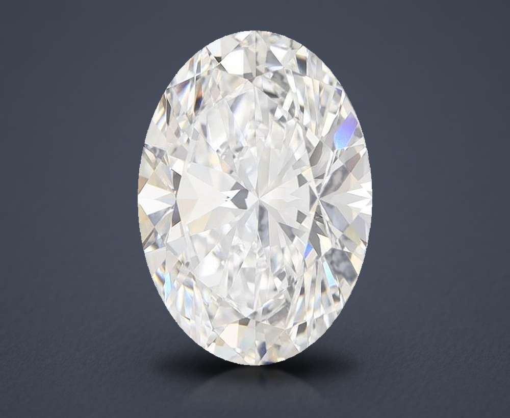 5.58 Carat Oval Lab Diamond