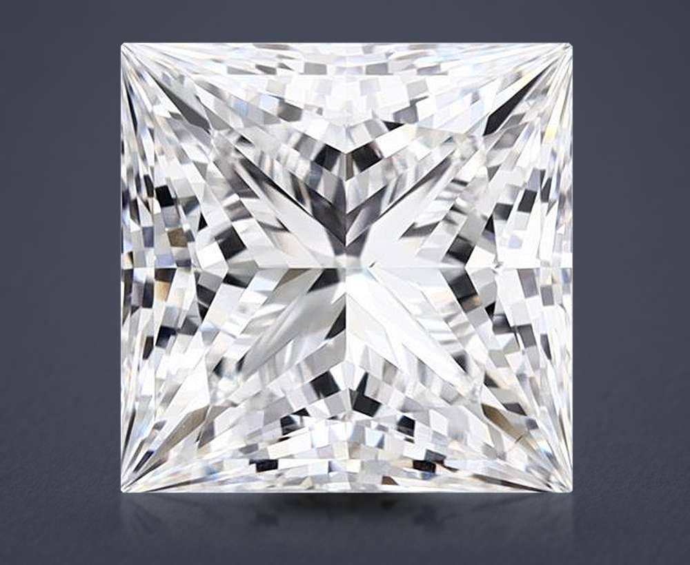 3.87 Carat Princess Lab Diamond