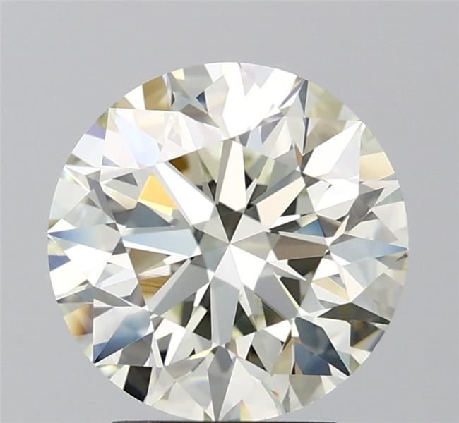 3.06ct J SI1 Rare Carat Ideal Cut Round Diamond