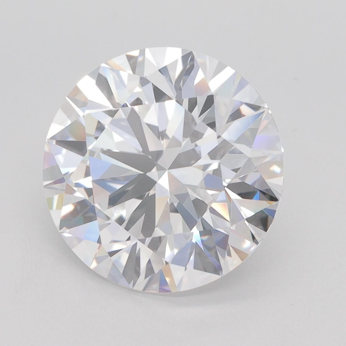 5.06ct E VVS1 Rare Carat Ideal Cut Round Lab Grown Diamond