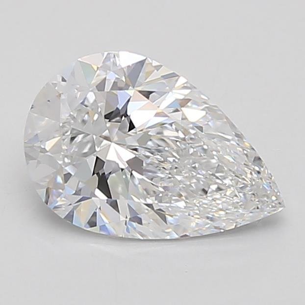0.98ct D VVS1 Rare Carat Ideal Cut Pear Lab Grown Diamond