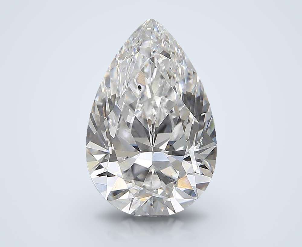 2.50 Carat Pear Lab Diamond