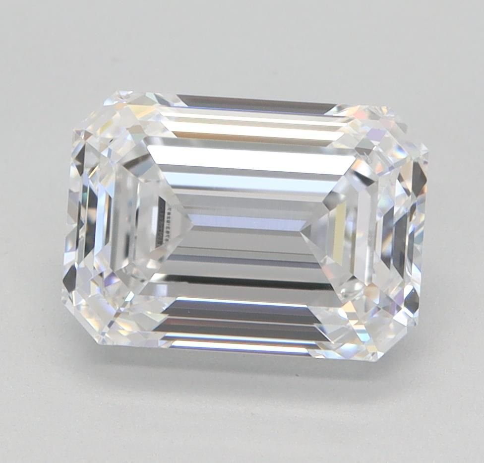 2.09ct D VS2 Rare Carat Ideal Cut Emerald Lab Grown Diamond