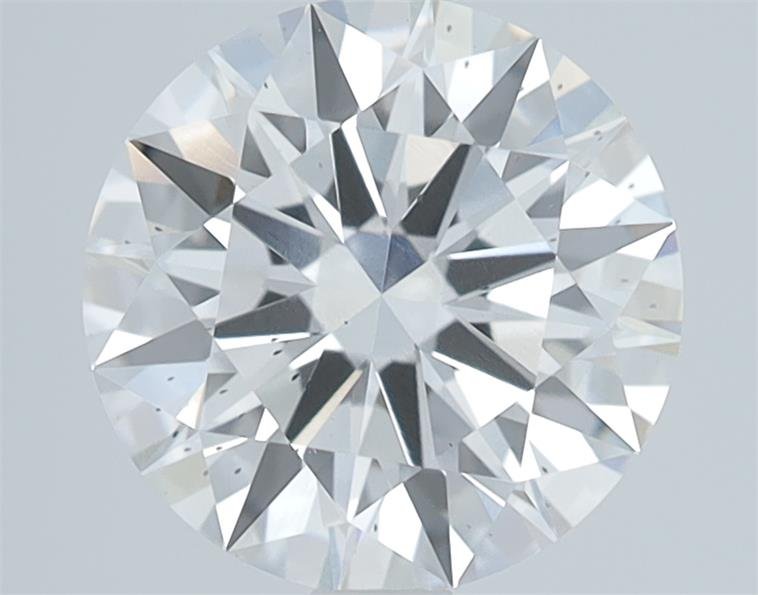 2.07ct F SI1 Rare Carat Ideal Cut Round Lab Grown Diamond