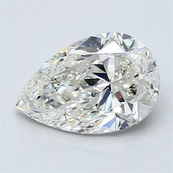 1.70ct J SI1 Rare Carat Ideal Cut Pear Diamond