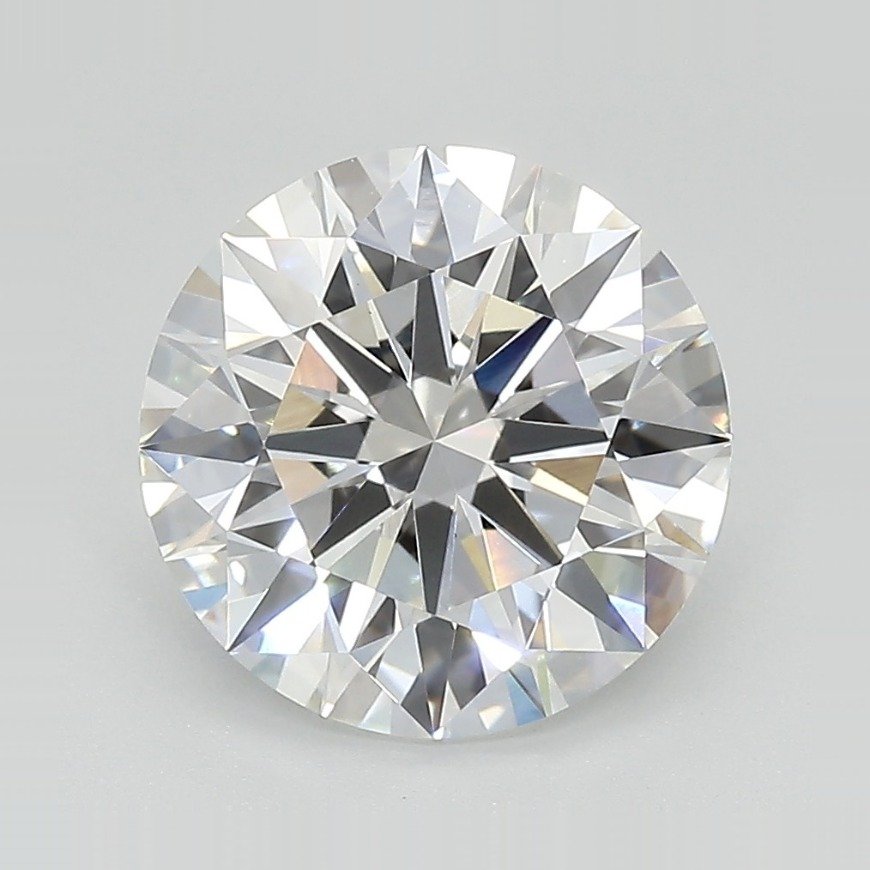3.37ct D VVS2 Rare Carat Ideal Cut Round Lab Grown Diamond