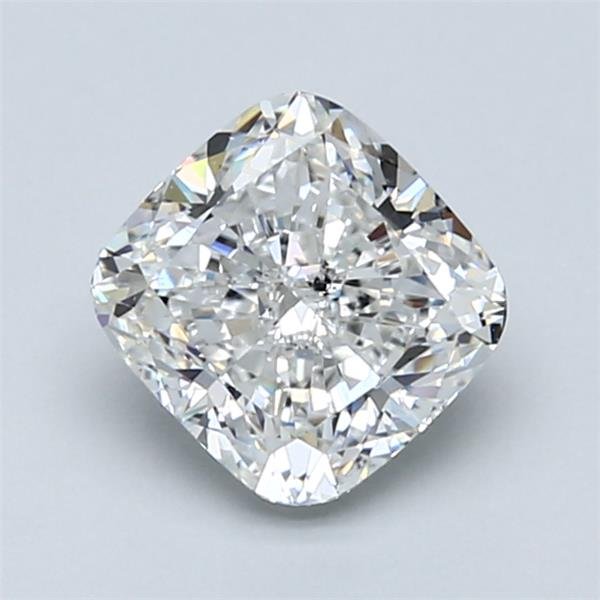 1.52ct F SI1 Rare Carat Ideal Cut Cushion Diamond