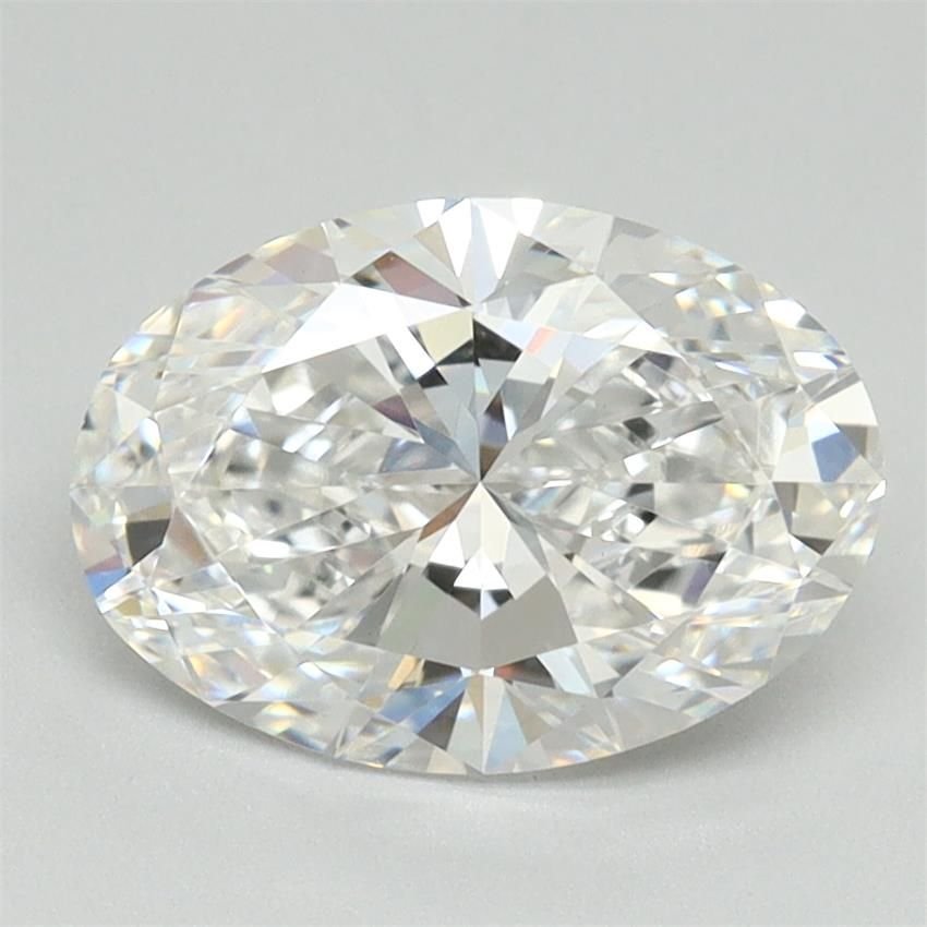 2.12ct E VVS2 Rare Carat Ideal Cut Oval Lab Grown Diamond