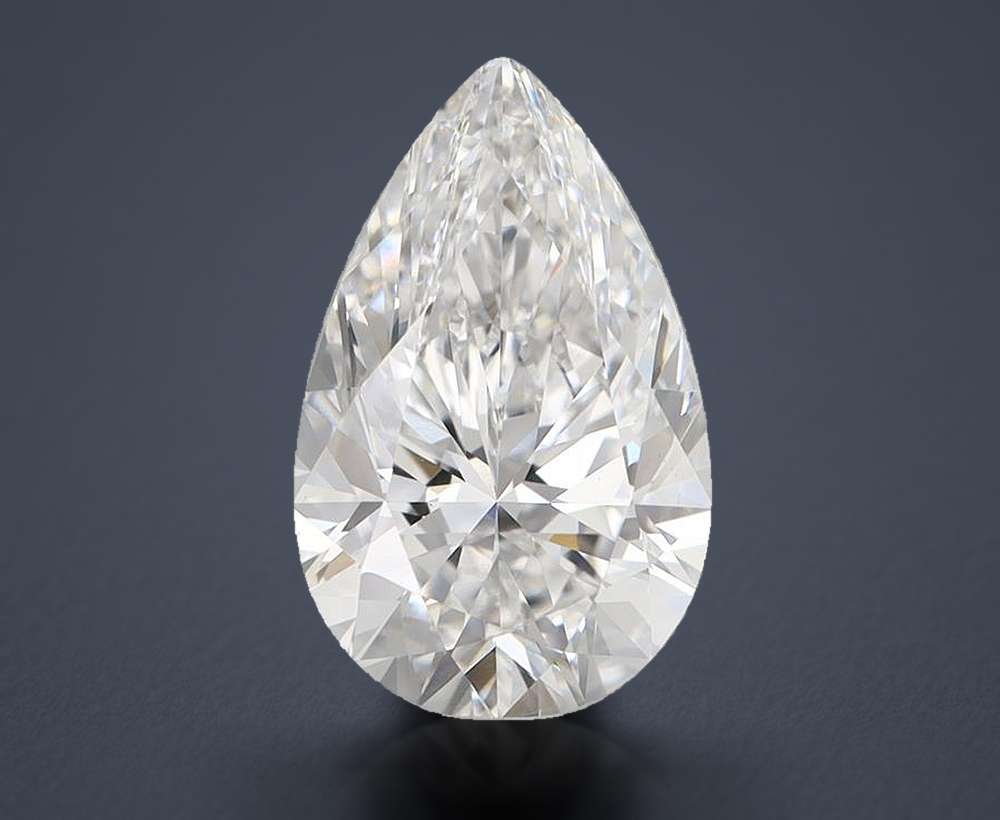 3.54 Carat Pear Lab Diamond