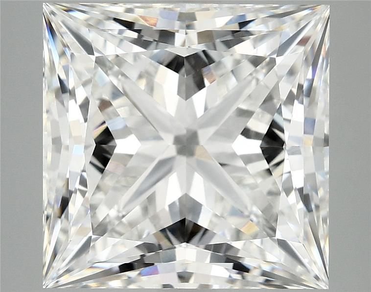 8.08ct E VVS2 Rare Carat Ideal Cut Princess Lab Grown Diamond