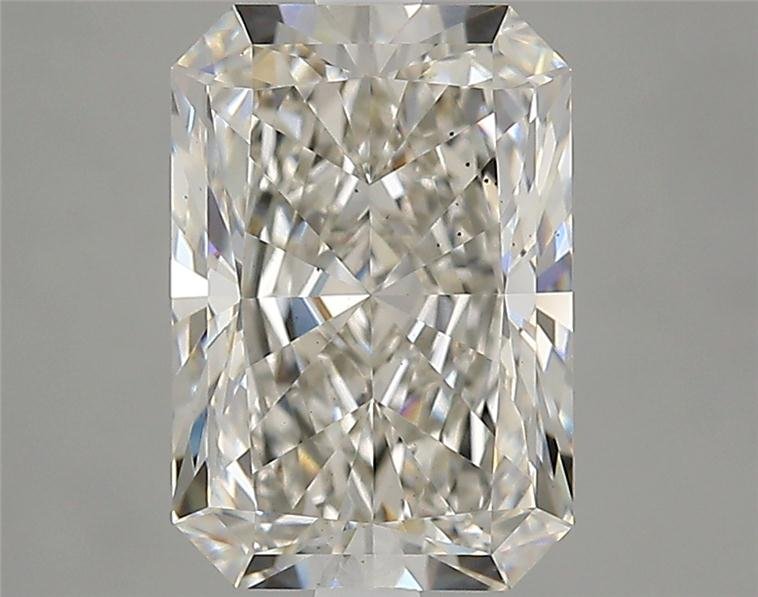 3.16ct H VS2 Rare Carat Ideal Cut Radiant Lab Grown Diamond