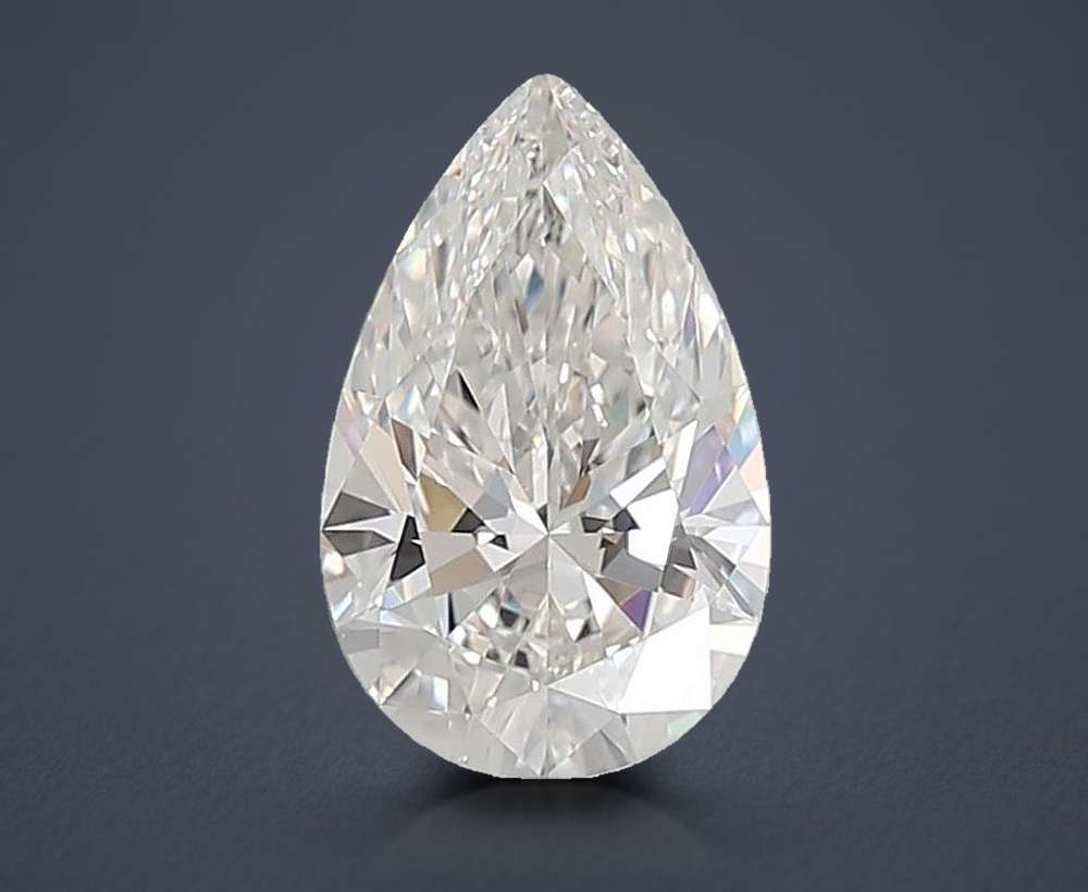 1.72 Carat Pear Lab Diamond