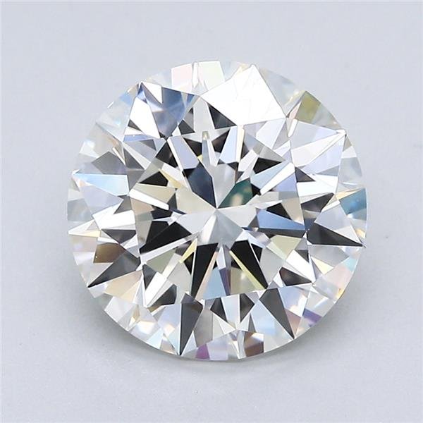 3.19ct G VVS1 Rare Carat Ideal Cut Round Diamond