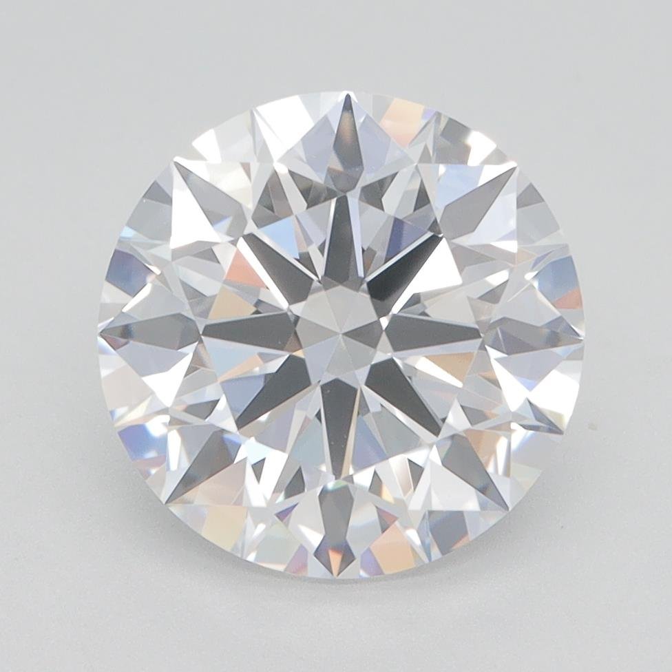 3.12ct E VVS1 Rare Carat Ideal Cut Round Lab Grown Diamond