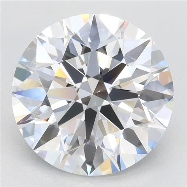 2.90ct D VVS2 Rare Carat Ideal Cut Round Lab Grown Diamond