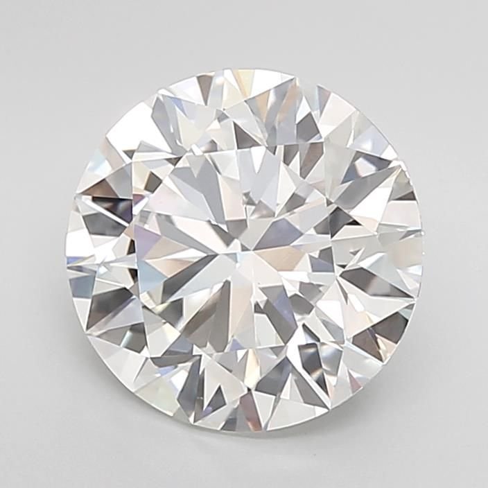 4.03ct F VS1 Rare Carat Ideal Cut Round Lab Grown Diamond